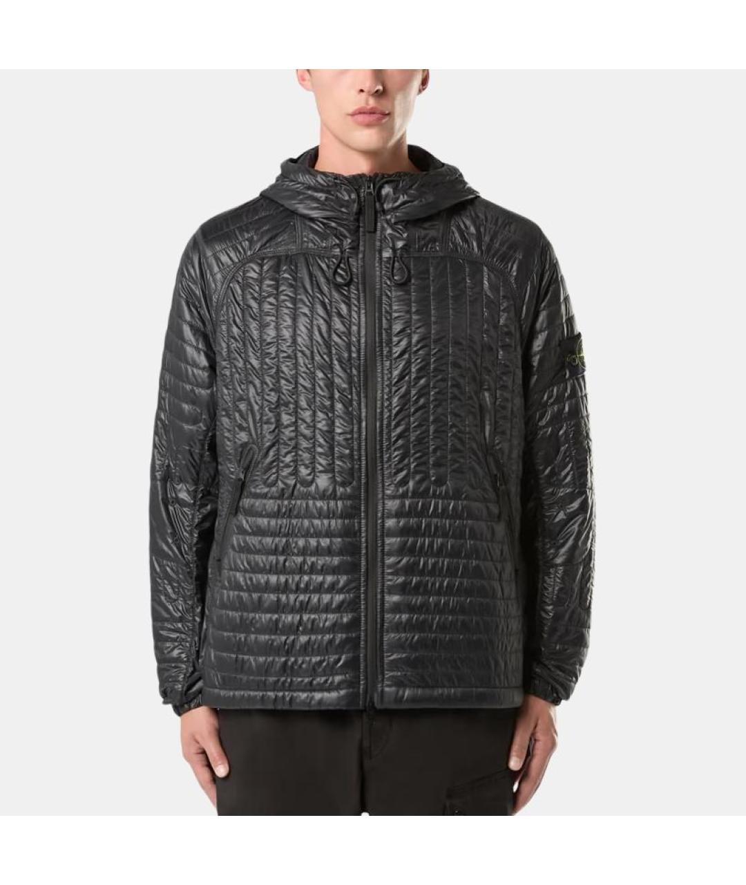 STONE ISLAND Черная куртка, фото 5