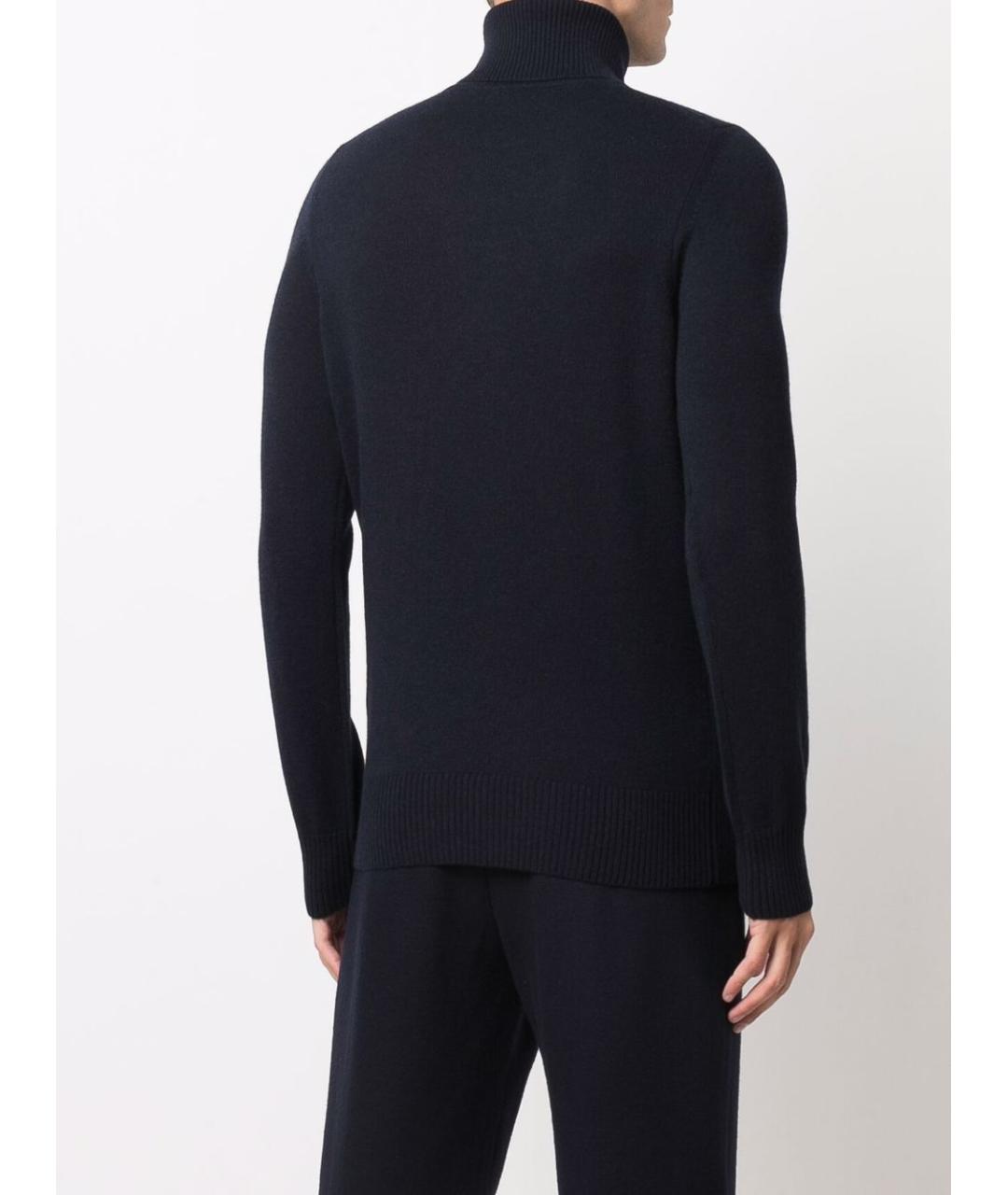 EMPORIO ARMANI Синяя кашемировая водолазка, фото 2