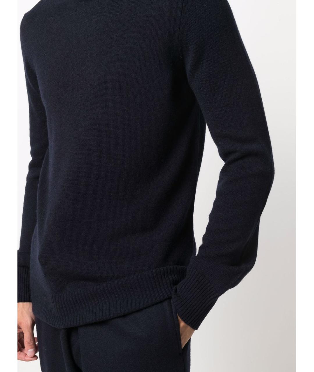 EMPORIO ARMANI Синяя кашемировая водолазка, фото 5