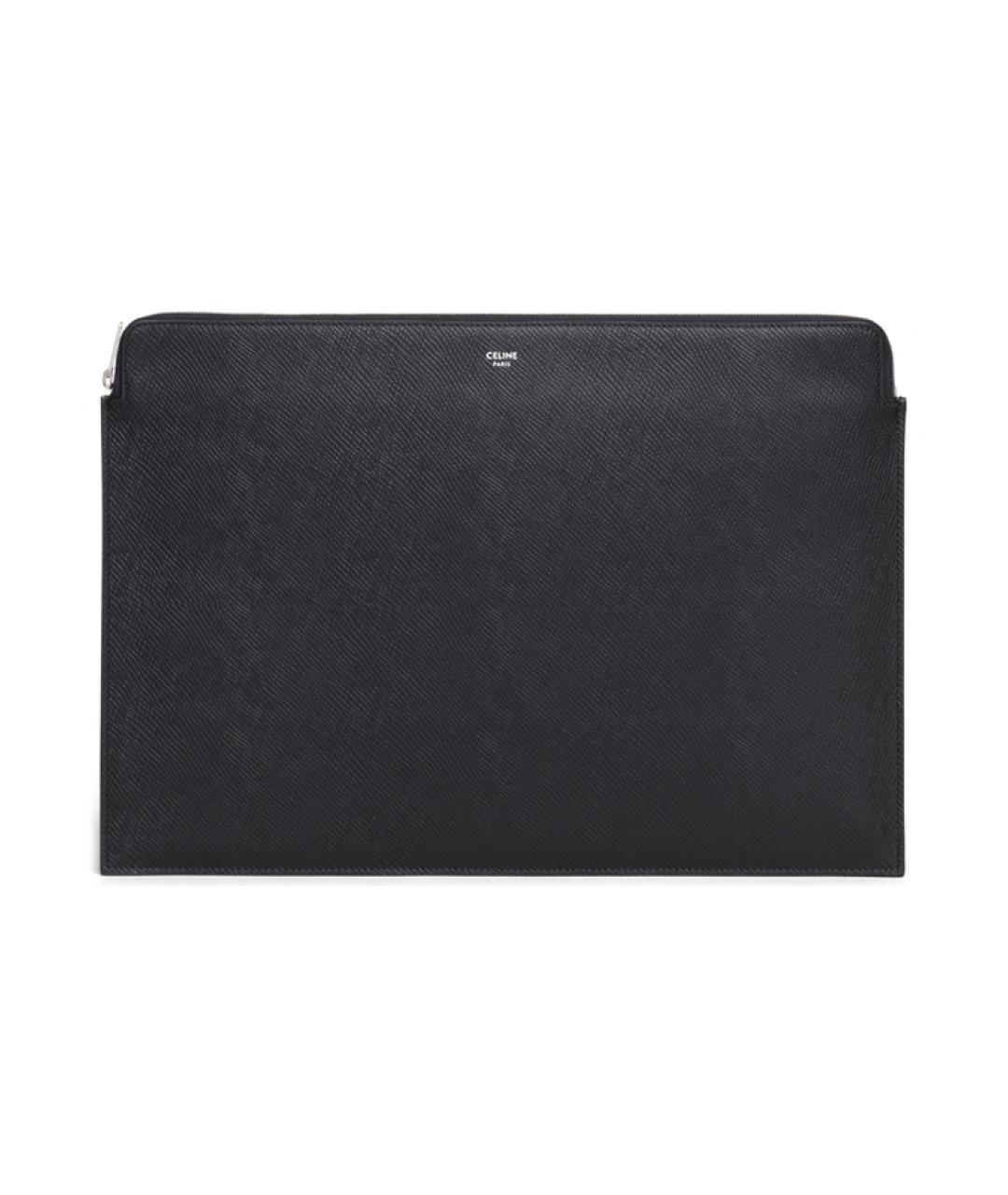 CELINE Черная кожаная папка для документов, фото 1