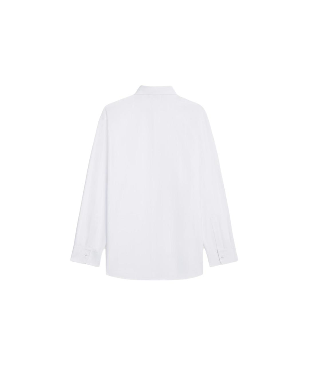 CELINE Белая хлопковая рубашка, фото 2