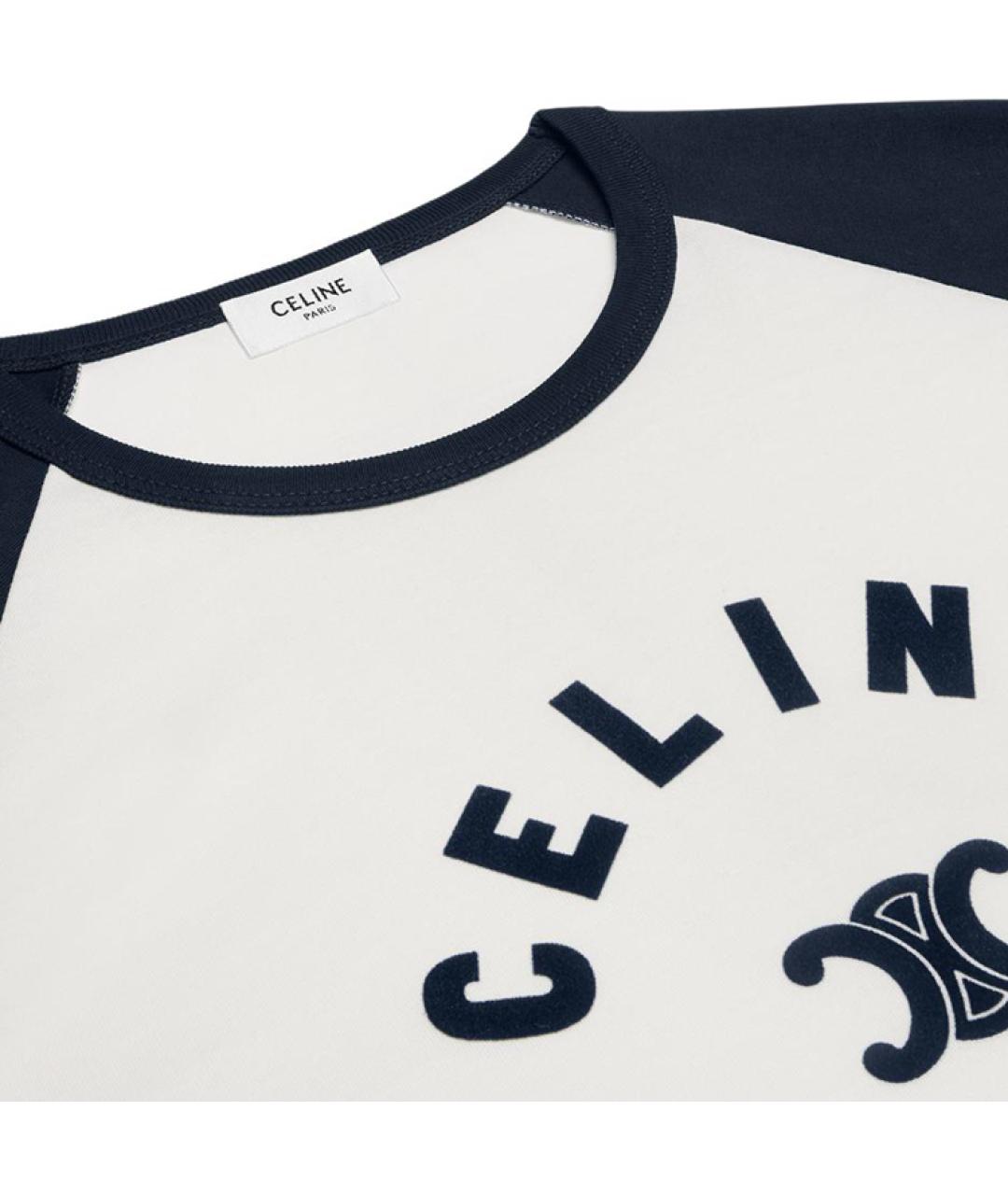 CELINE Мульти хлопковая футболка, фото 5