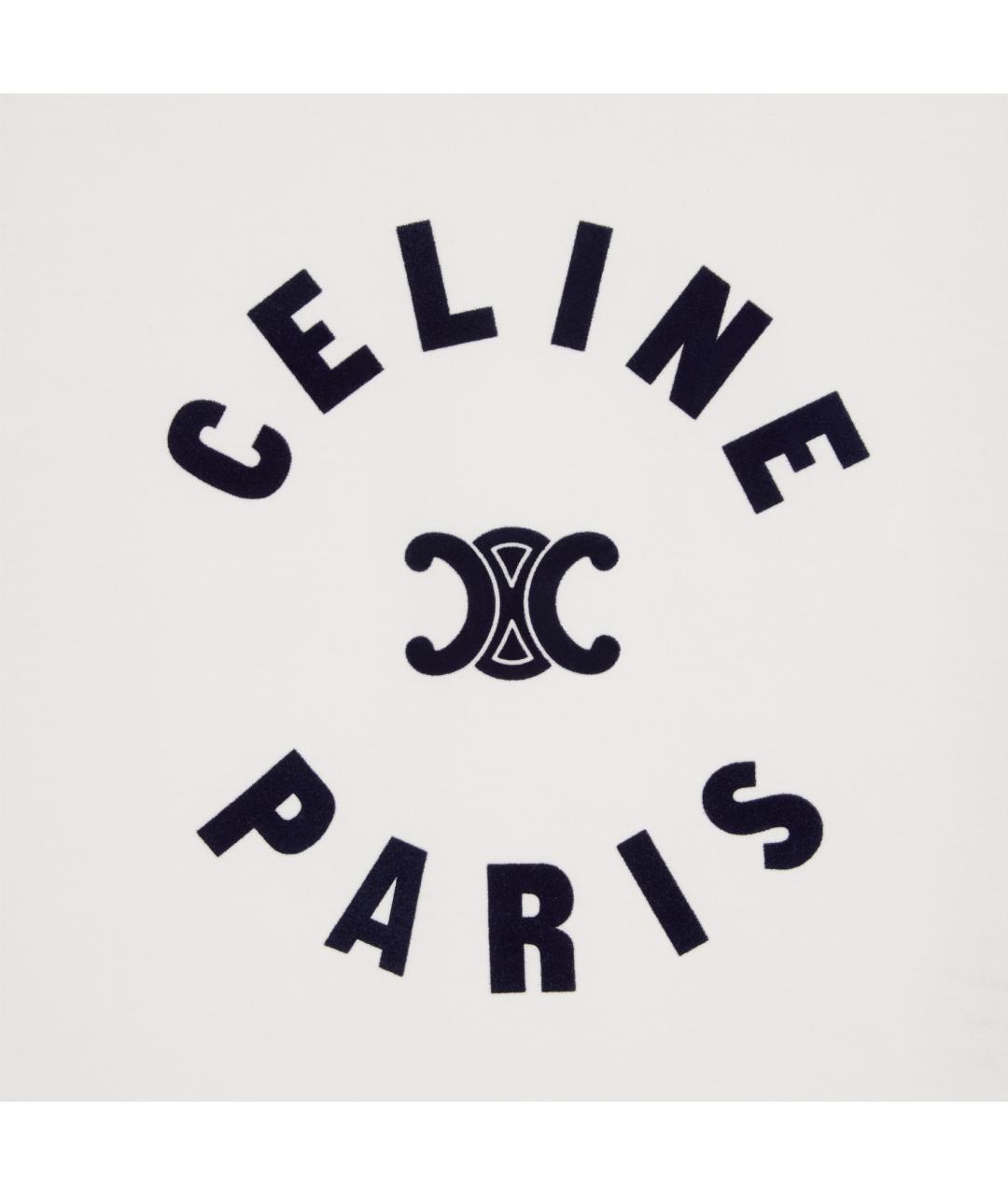 CELINE Мульти хлопковая футболка, фото 4