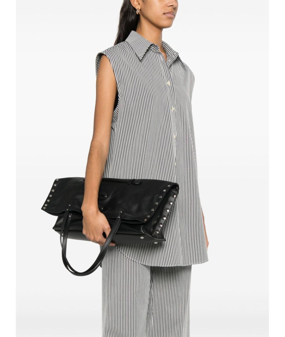 ZANELLATO Черная сумка тоут, фото 3