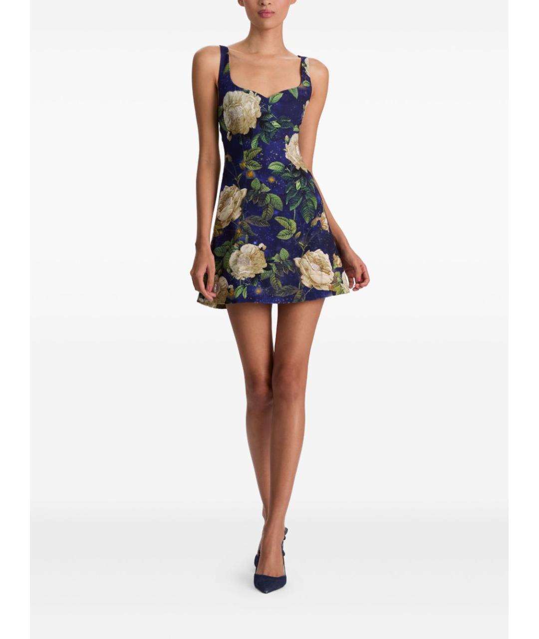 ALICE+OLIVIA Мульти полиэстеровое повседневное платье, фото 2