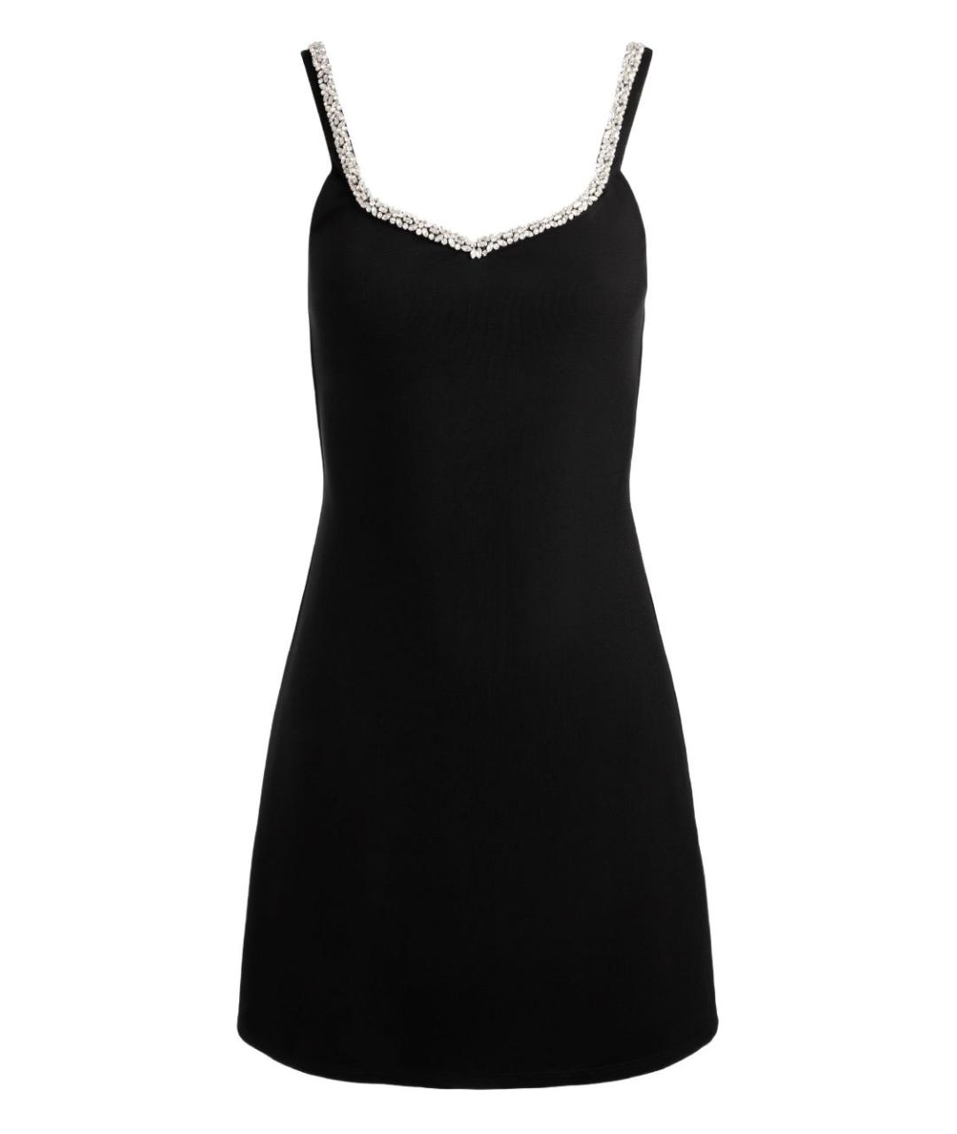 ALICE+OLIVIA Черное полиэстеровое платье, фото 1