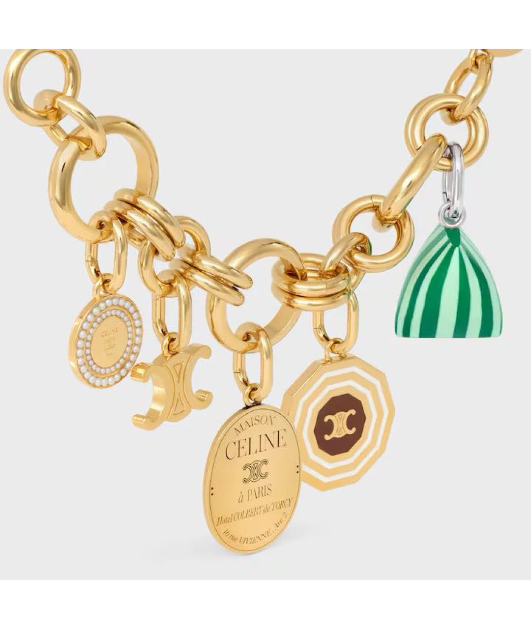 CELINE Желтый брелок, фото 2