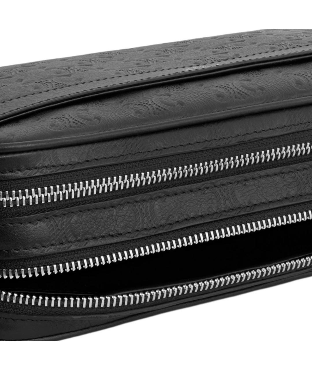 CELINE Черная кожаная поясная сумка, фото 5