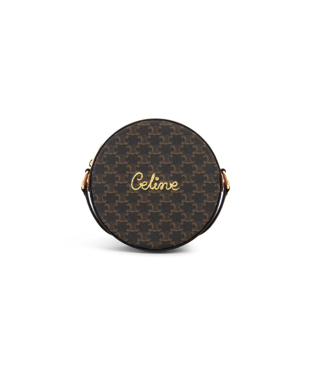 CELINE Коричневая сумка через плечо, фото 1