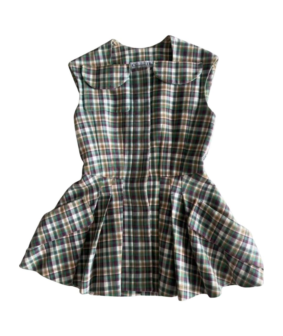 CHRISTIAN DIOR Мульти хлопковый жилет, фото 1