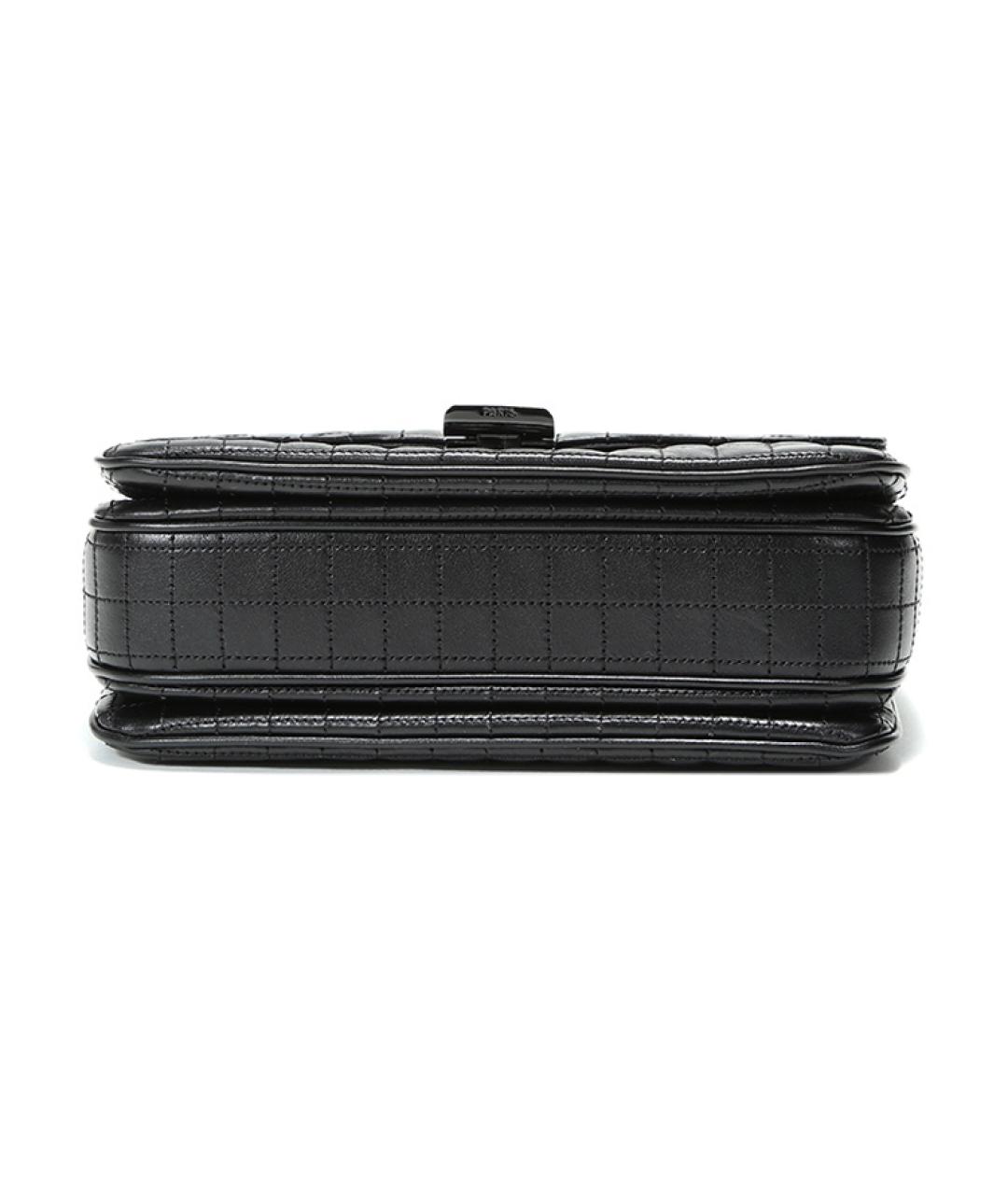 CELINE Черная кожаная сумка через плечо, фото 5