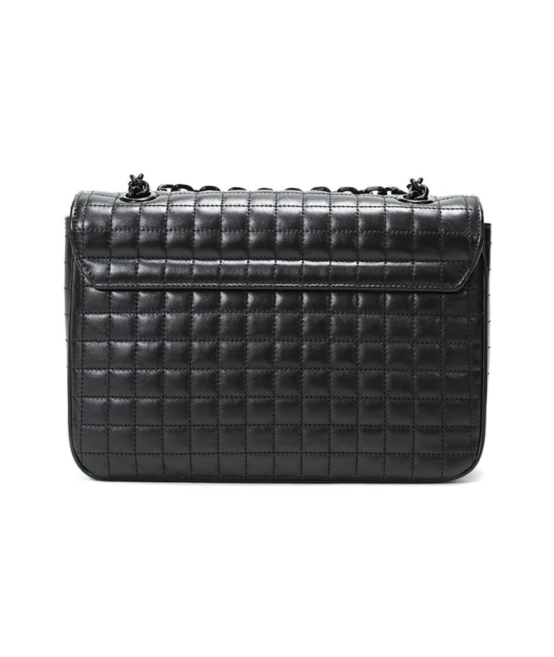 CELINE Черная кожаная сумка через плечо, фото 4