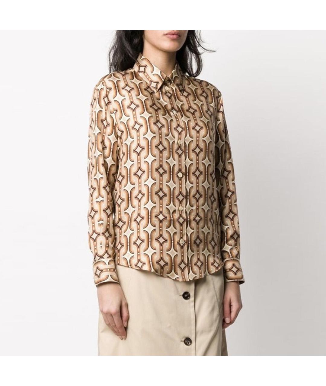 CELINE Мульти шелковая рубашка, фото 4