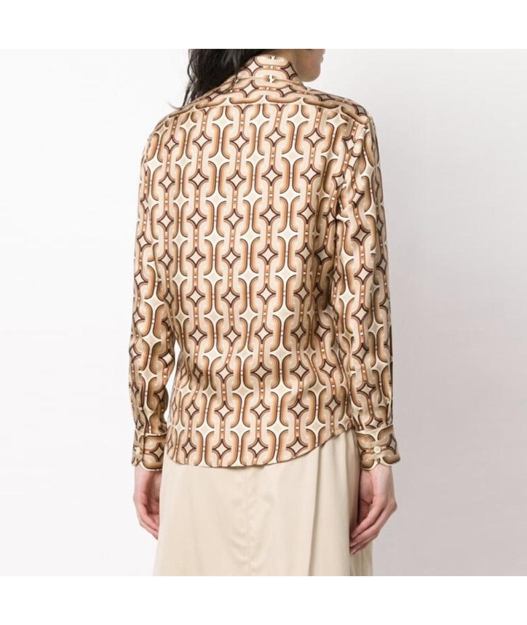 CELINE Мульти шелковая рубашка, фото 3