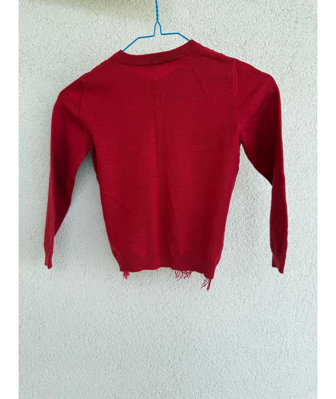 DOLCE&GABBANA Красный шерстяной комплект, фото 3