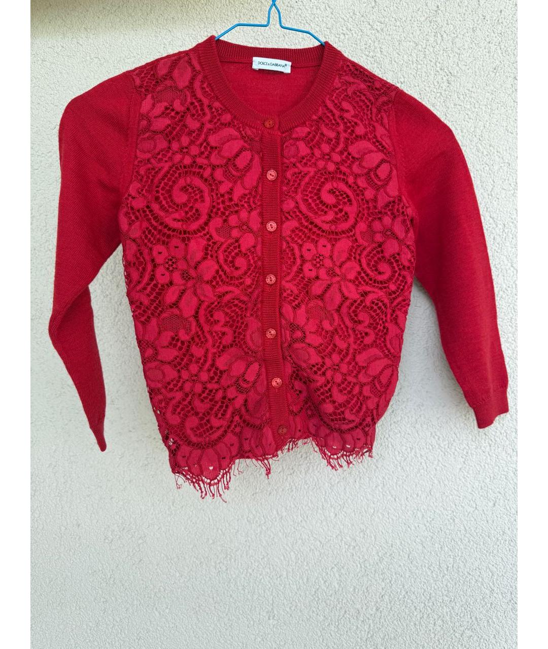 DOLCE&GABBANA Красный шерстяной комплект, фото 9