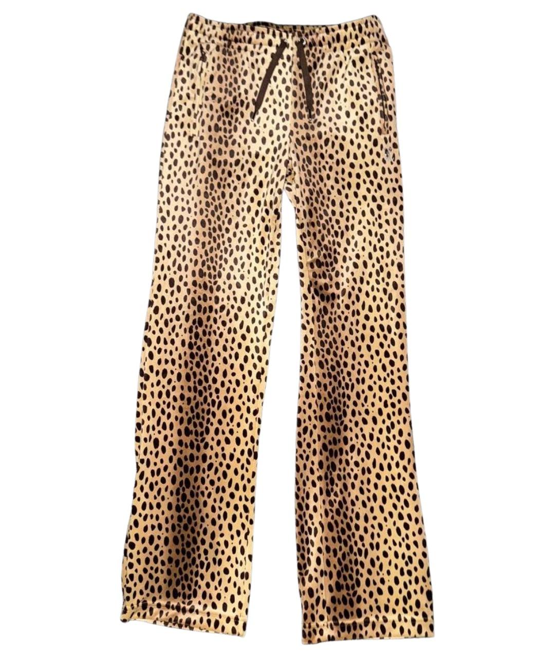 JUICY COUTURE Горчичные велюровые брюки широкие, фото 1