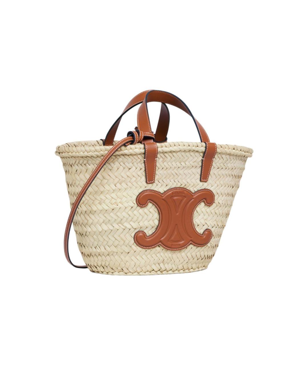 CELINE Бежевая сумка через плечо, фото 3