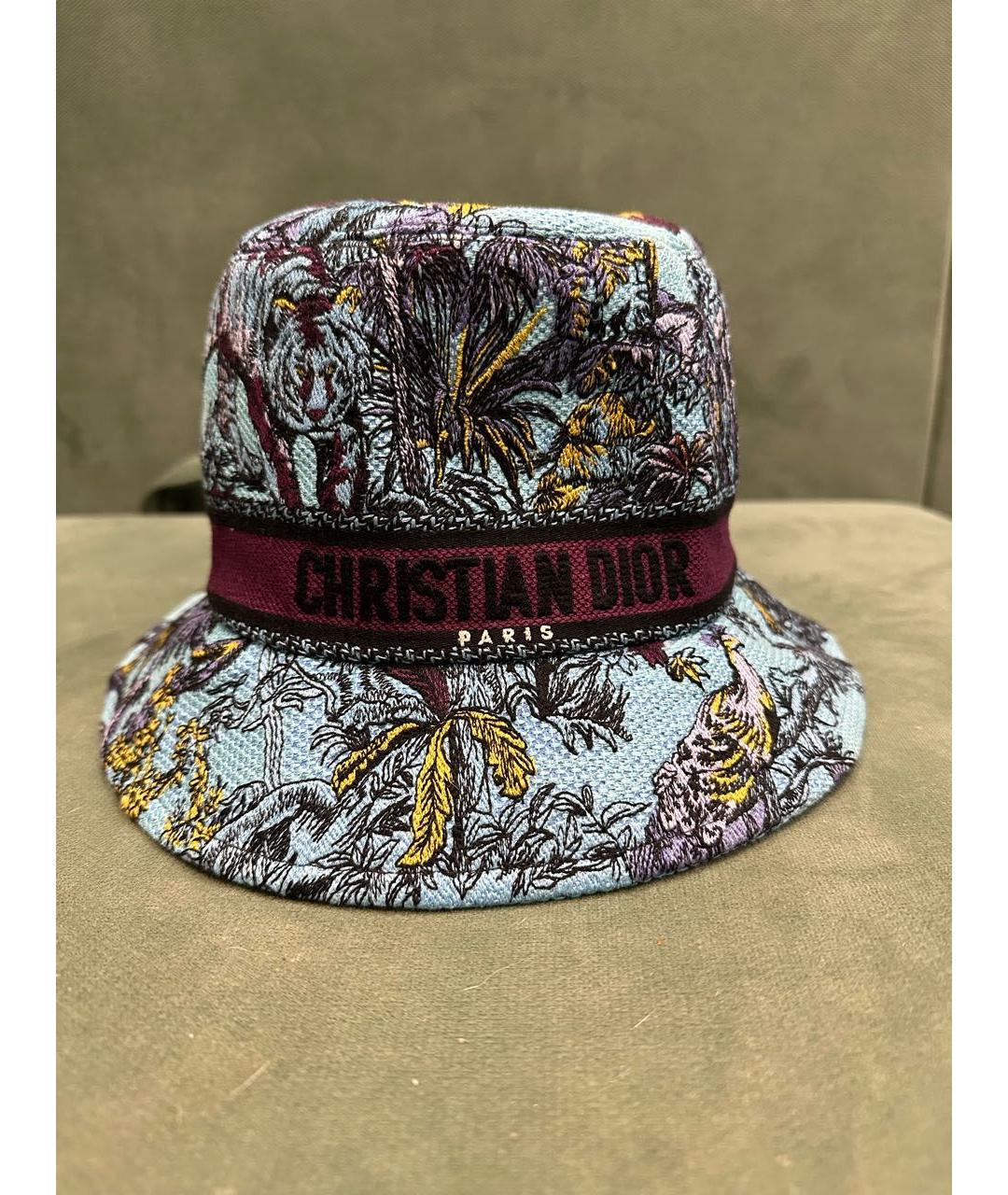 CHRISTIAN DIOR Мульти хлопковая панама, фото 5