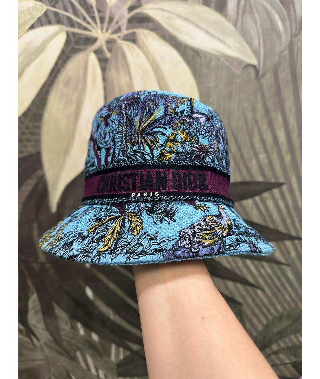 CHRISTIAN DIOR Мульти хлопковая панама, фото 2