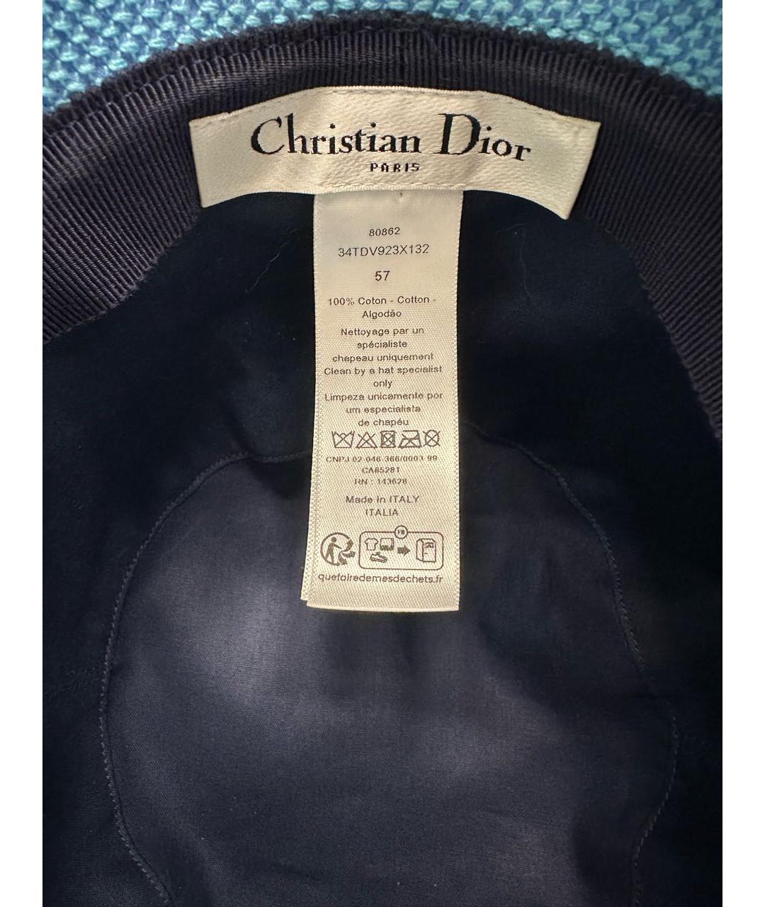 CHRISTIAN DIOR Мульти хлопковая панама, фото 4