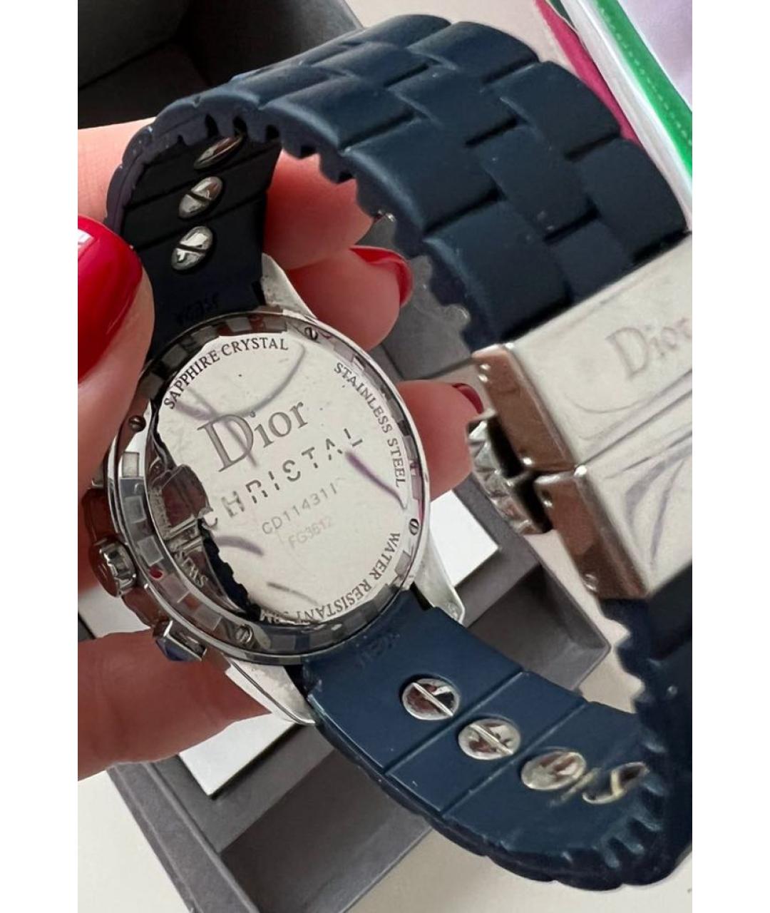 CHRISTIAN DIOR Синие часы, фото 2