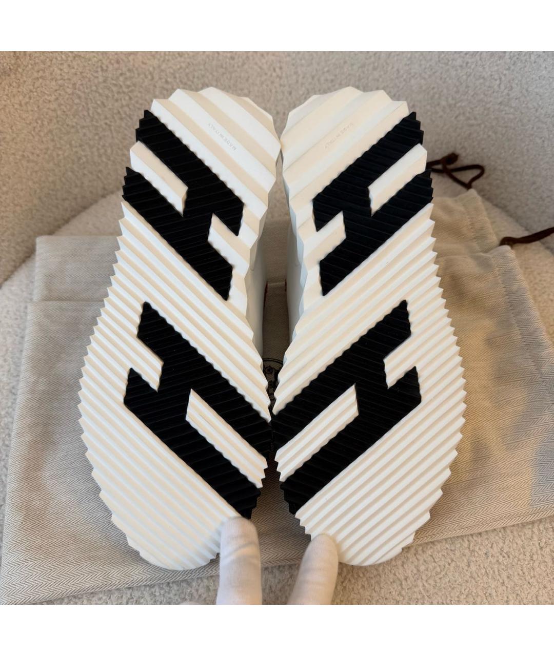 HERMES Мульти низкие кроссовки / кеды из экзотической кожи, фото 7