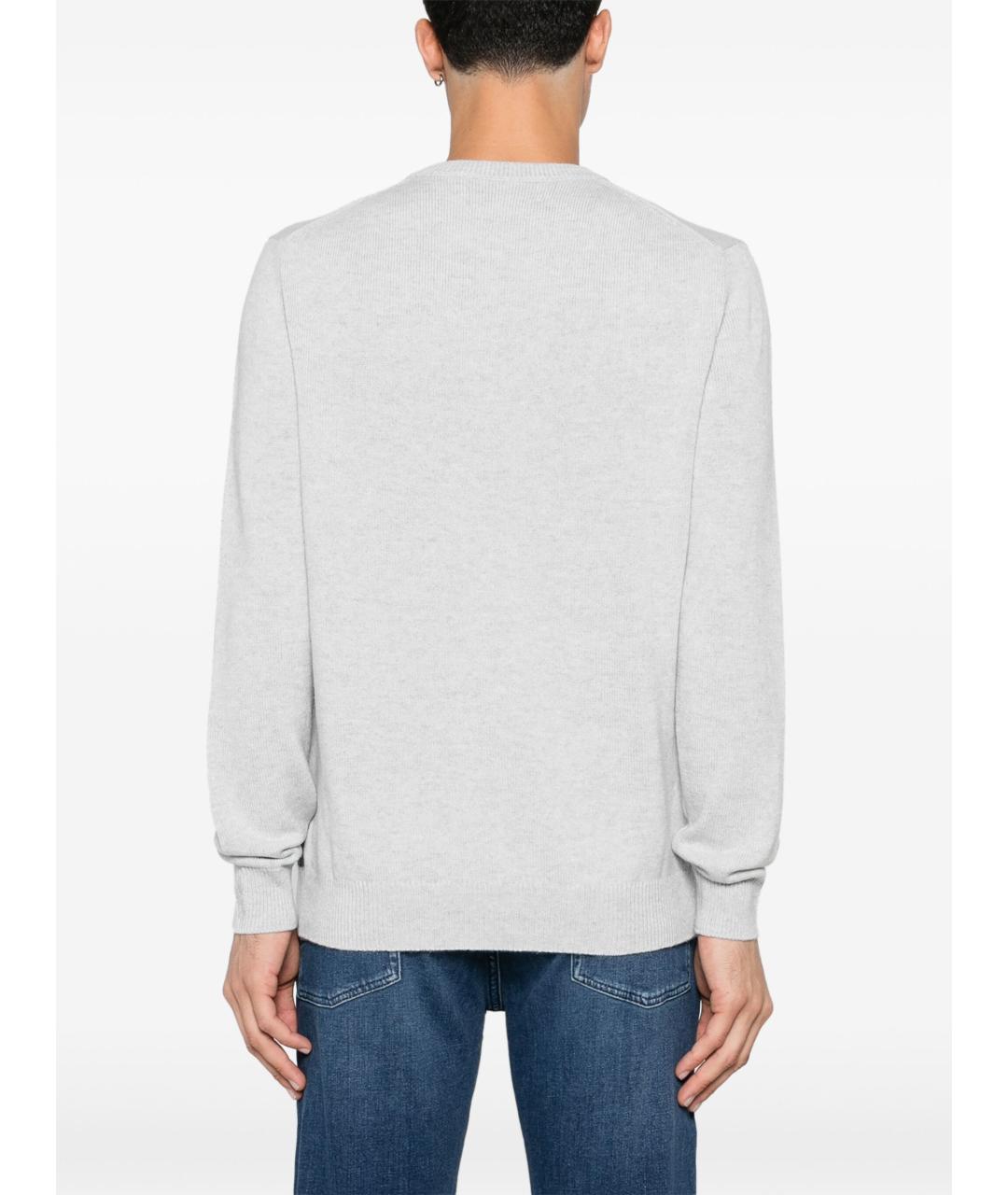 BALLANTYNE Серый кашемировый джемпер / свитер, фото 4