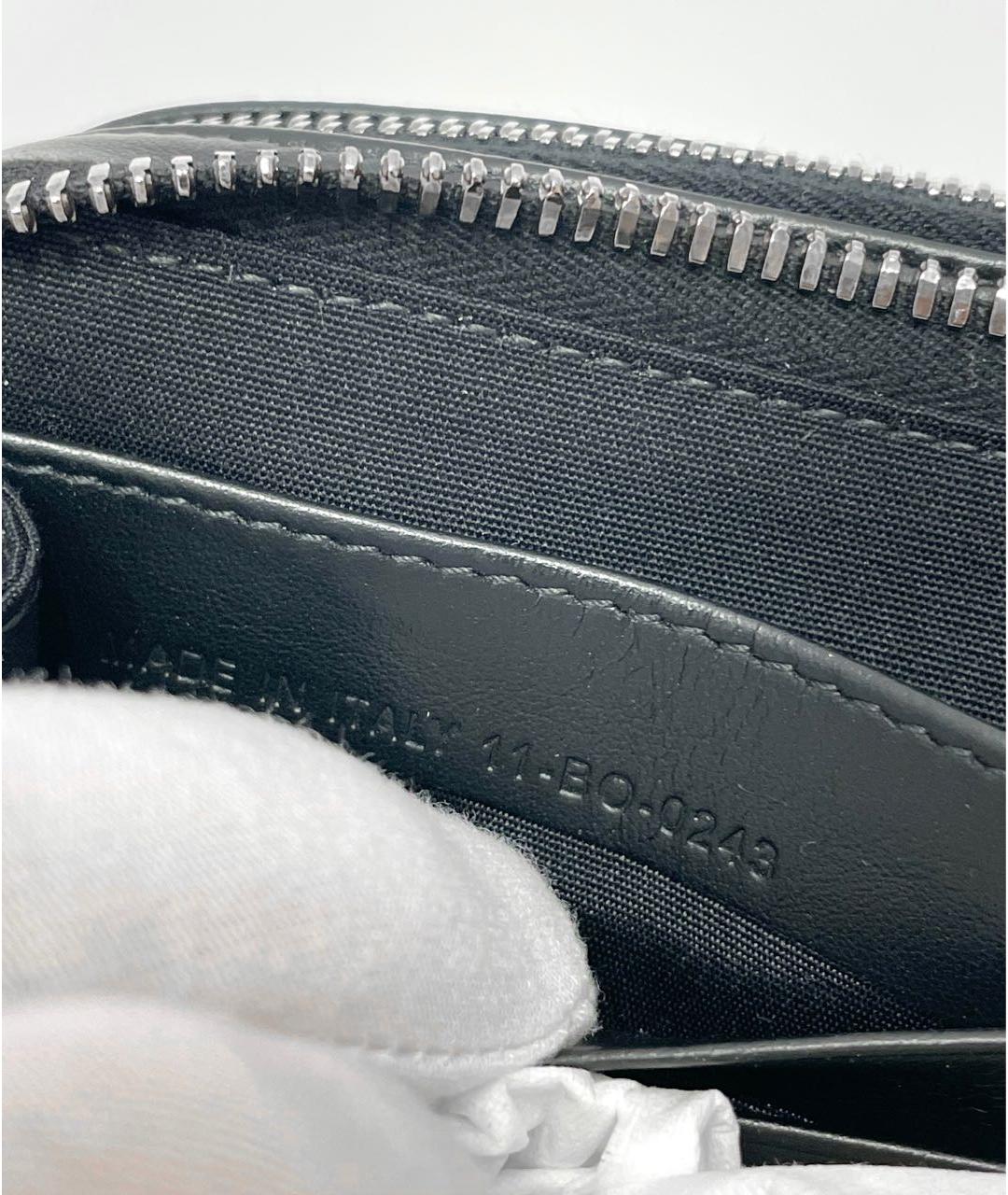 CHRISTIAN DIOR Черная кожаная сумка на плечо, фото 8