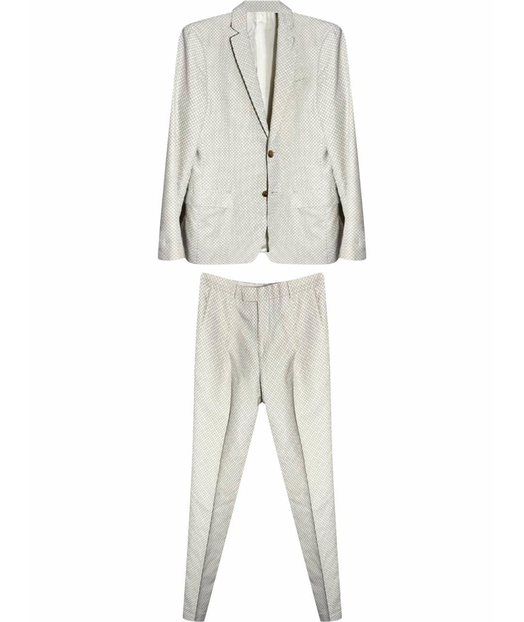 FERRAGAMO Бежевый классический костюм, фото 1