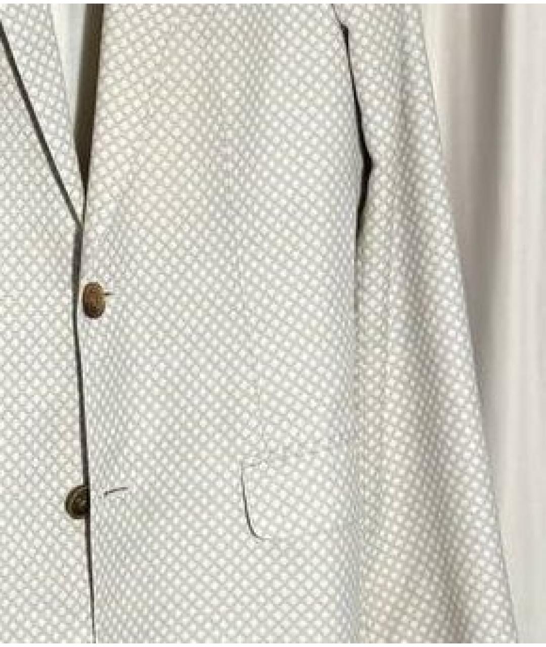 FERRAGAMO Бежевый классический костюм, фото 4