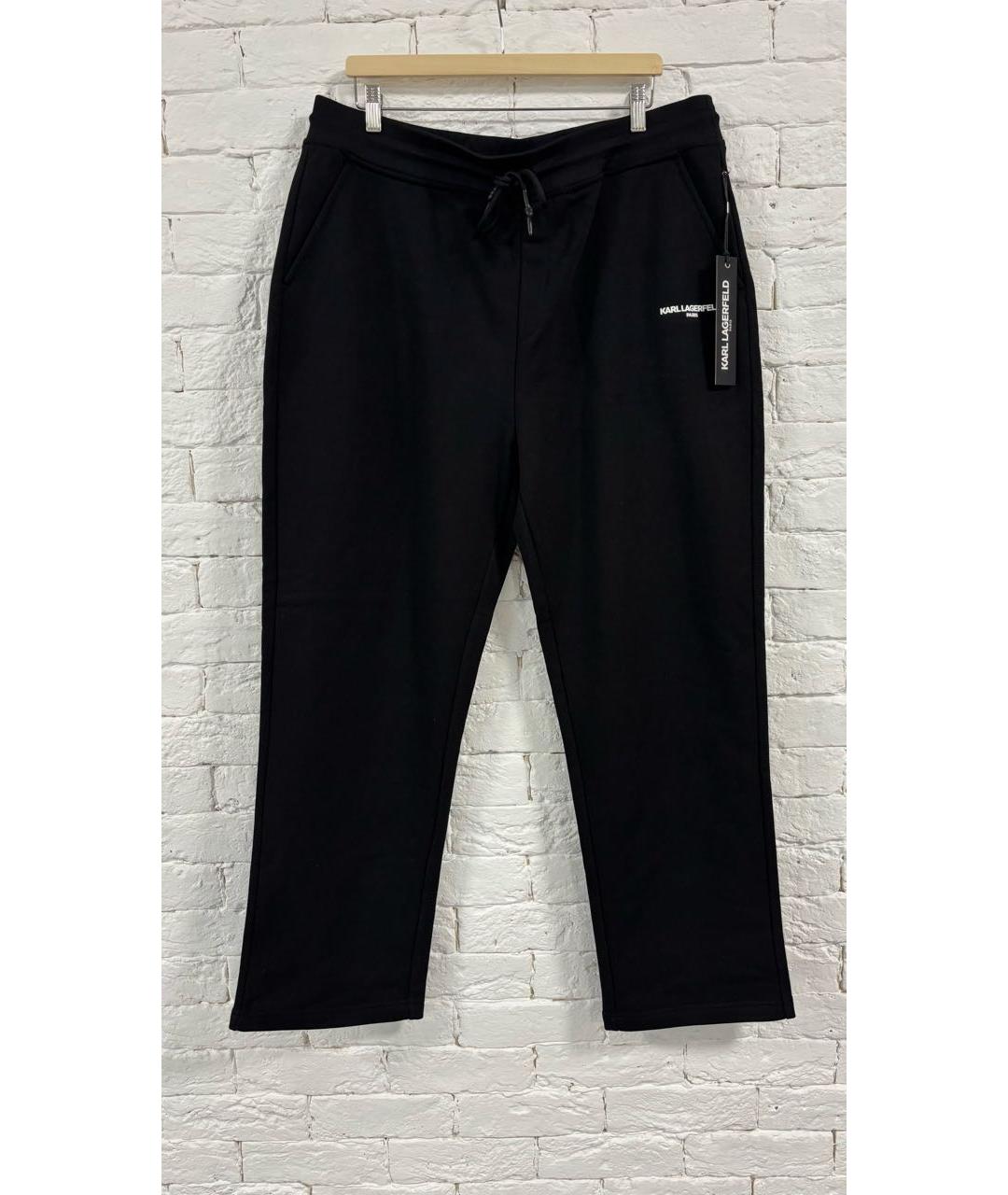 KARL LAGERFELD Черный хлопковый спортивный костюм, фото 9