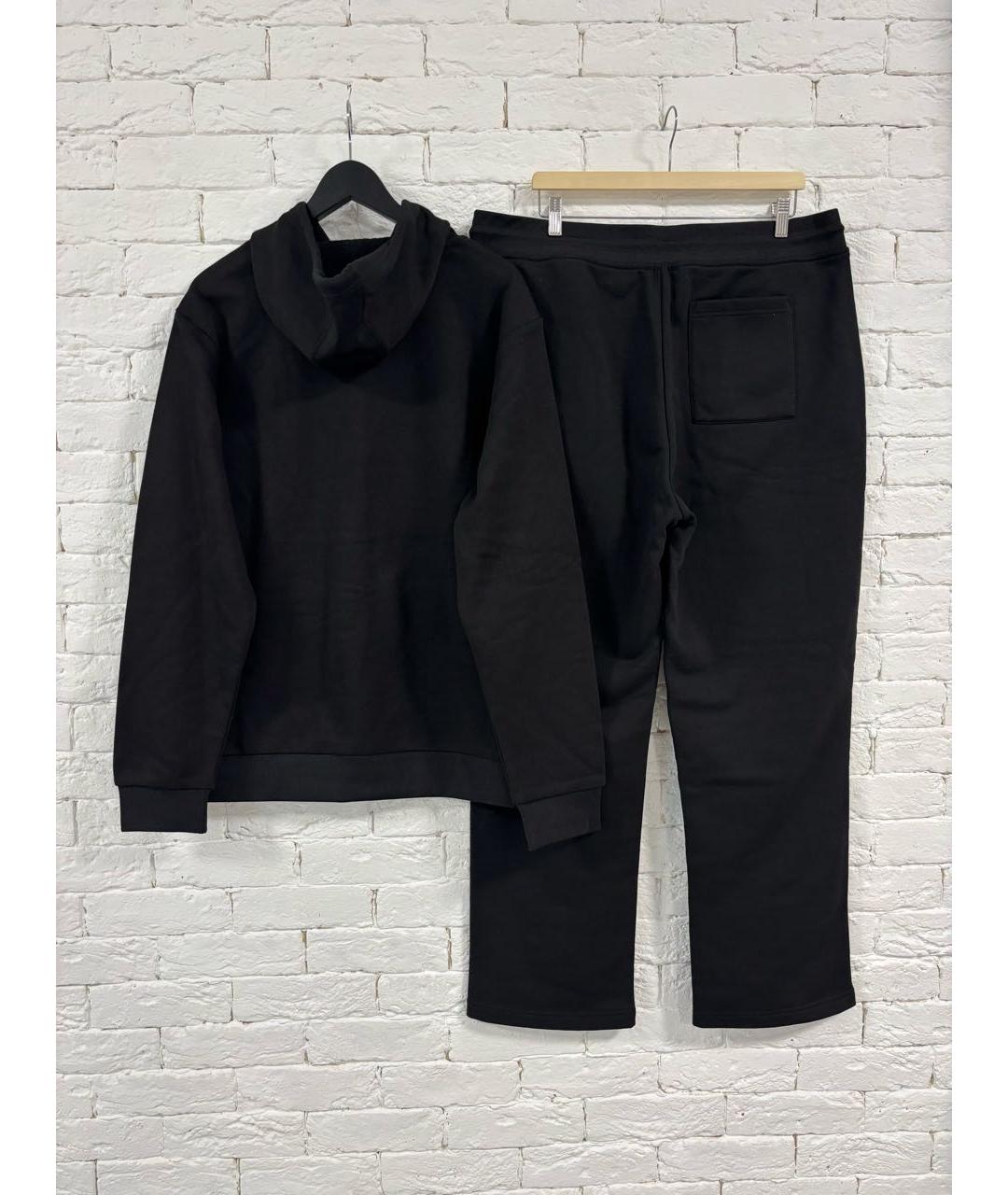KARL LAGERFELD Черный хлопковый спортивный костюм, фото 4