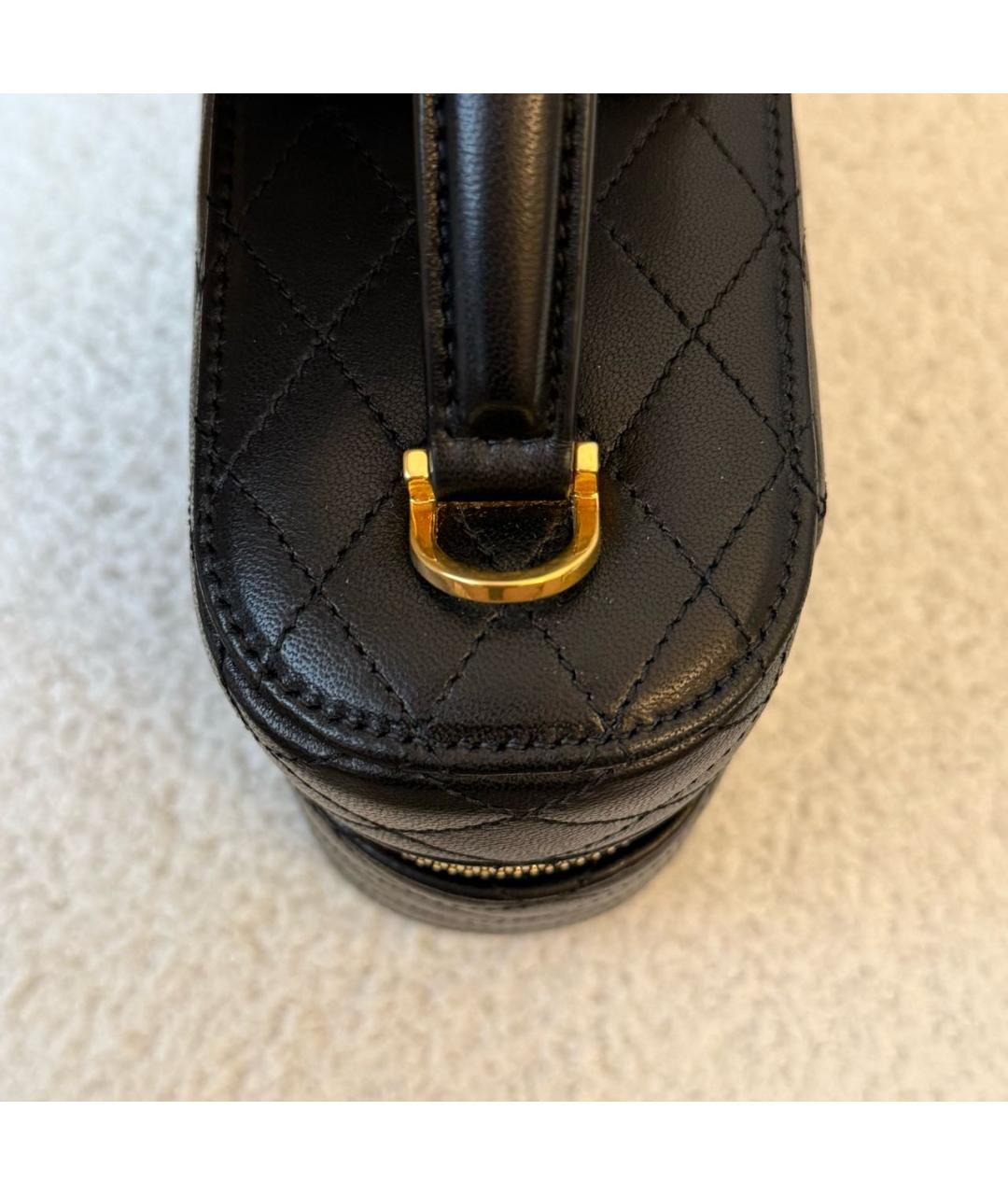 SAINT LAURENT Черная кожаная сумка через плечо, фото 4