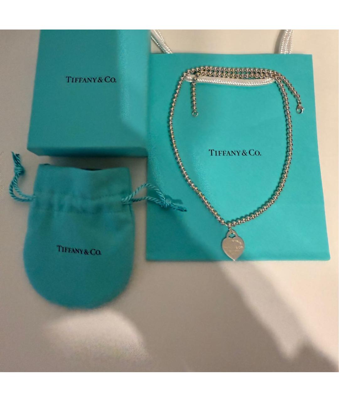 TIFFANY&CO Серебряная серебряная подвеска, фото 4