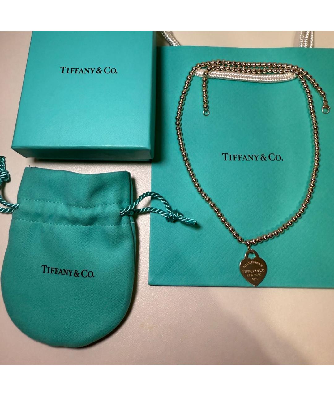 TIFFANY&CO Серебряная серебряная подвеска, фото 2