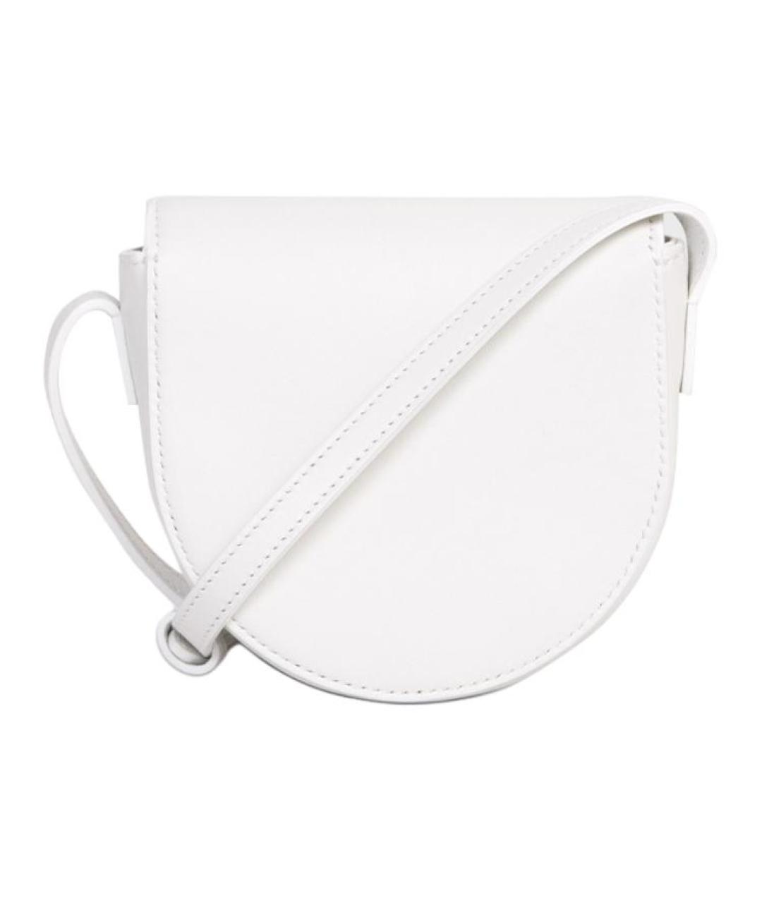 CELINE Белая кожаная сумка через плечо, фото 3