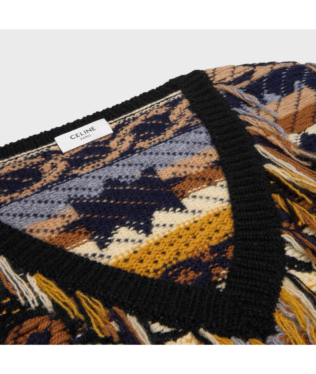 CELINE Мульти кашемировый джемпер / свитер, фото 3