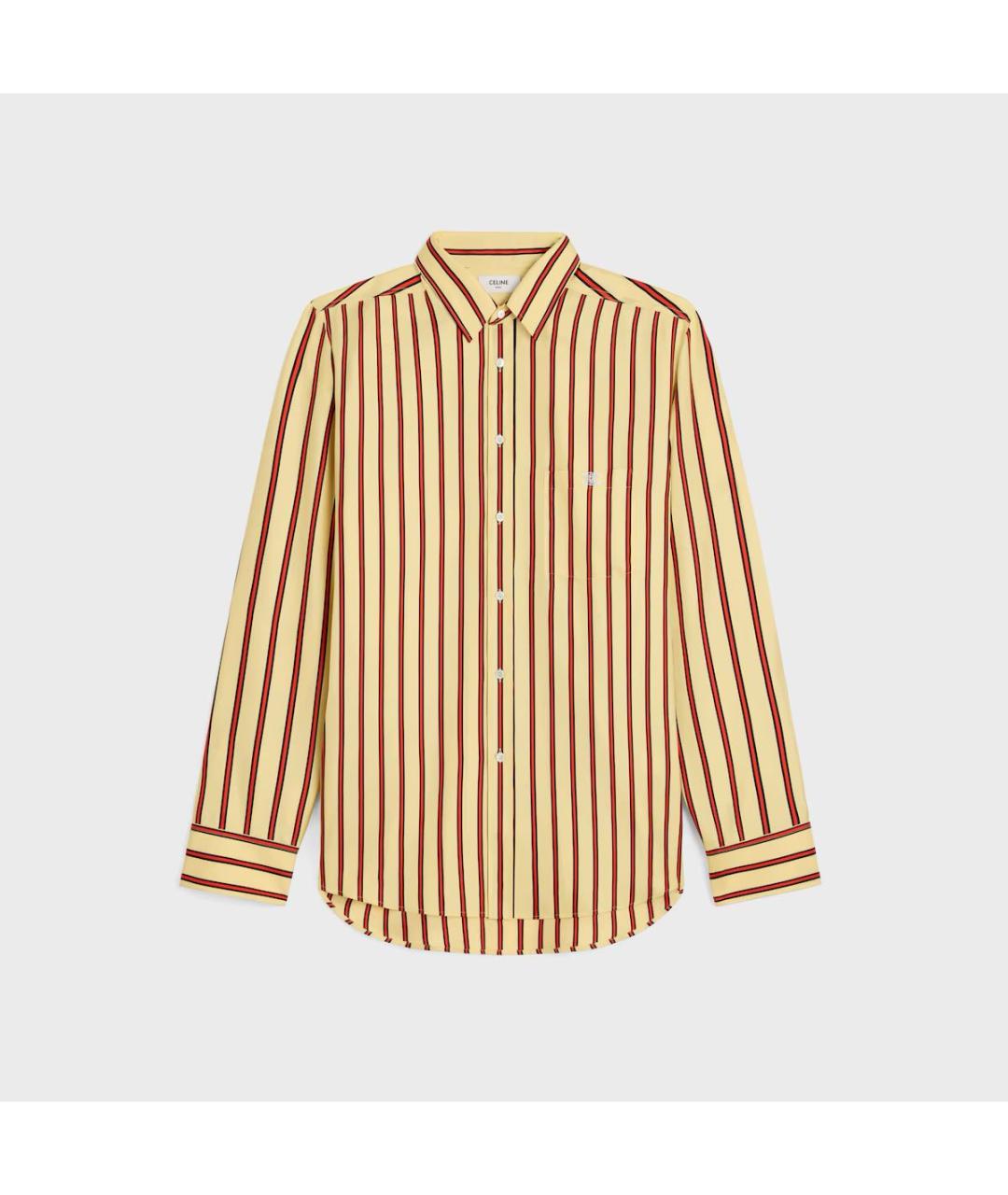 CELINE Желтая рубашка, фото 4