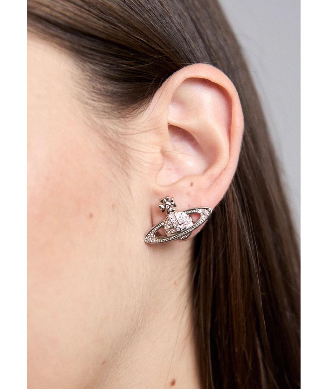 VIVIENNE WESTWOOD Серебряные латунные серьги, фото 2