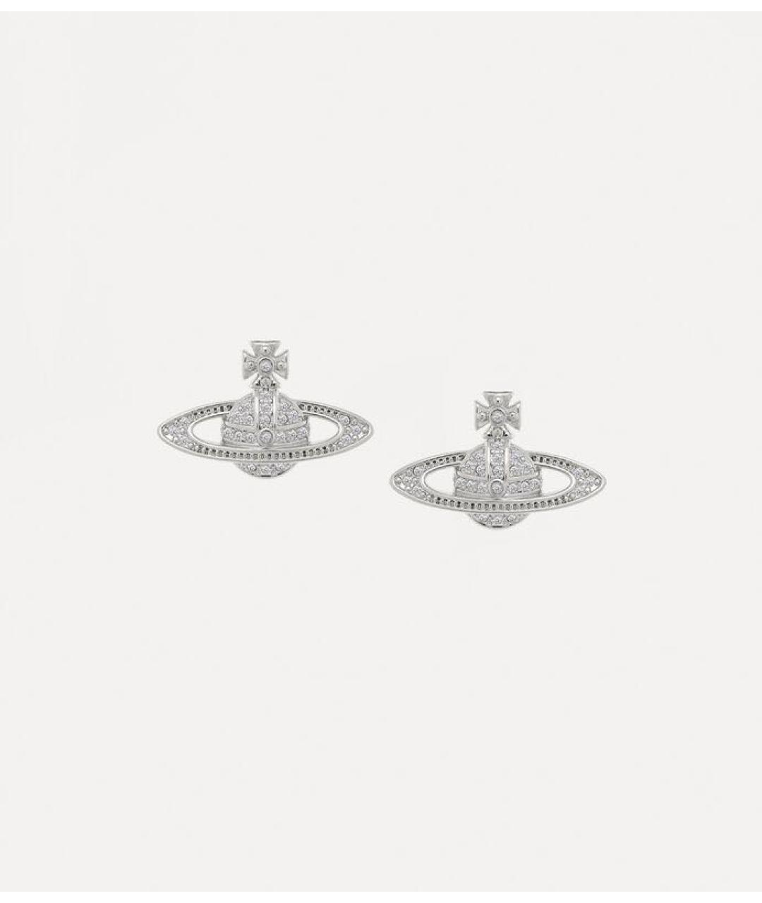 VIVIENNE WESTWOOD Серебряные латунные серьги, фото 3