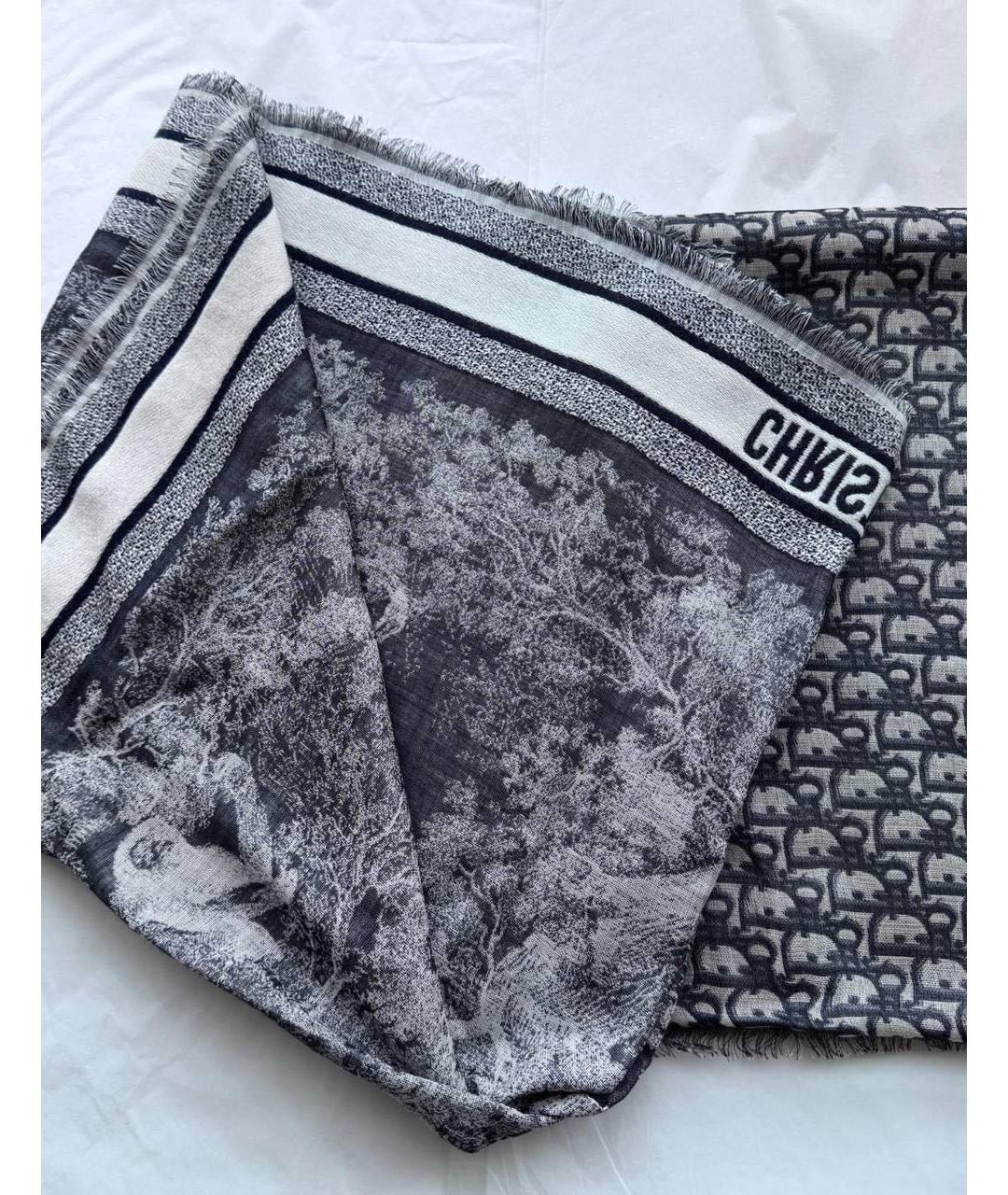 CHRISTIAN DIOR Мульти шарф, фото 5