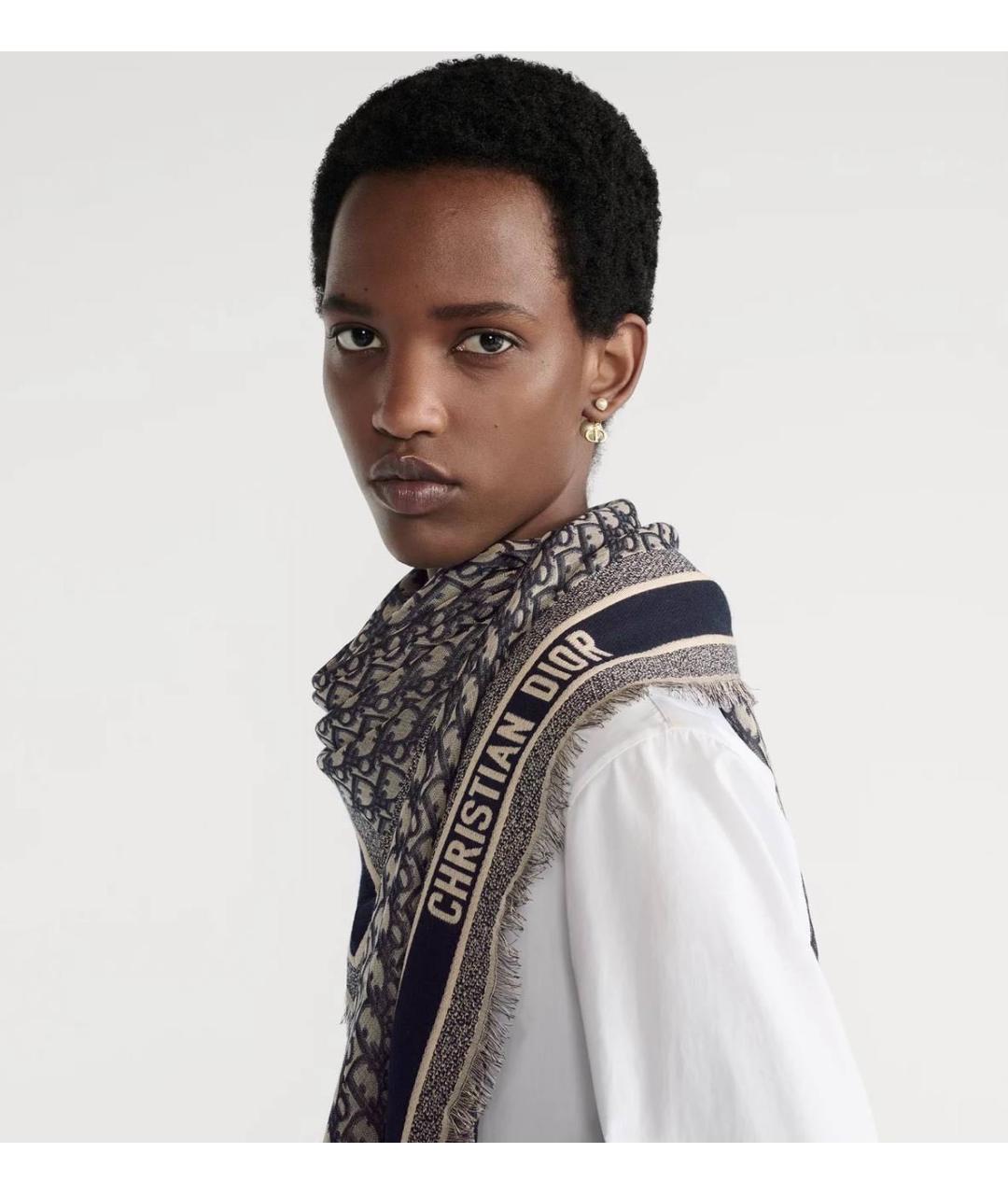 CHRISTIAN DIOR Мульти шарф, фото 3