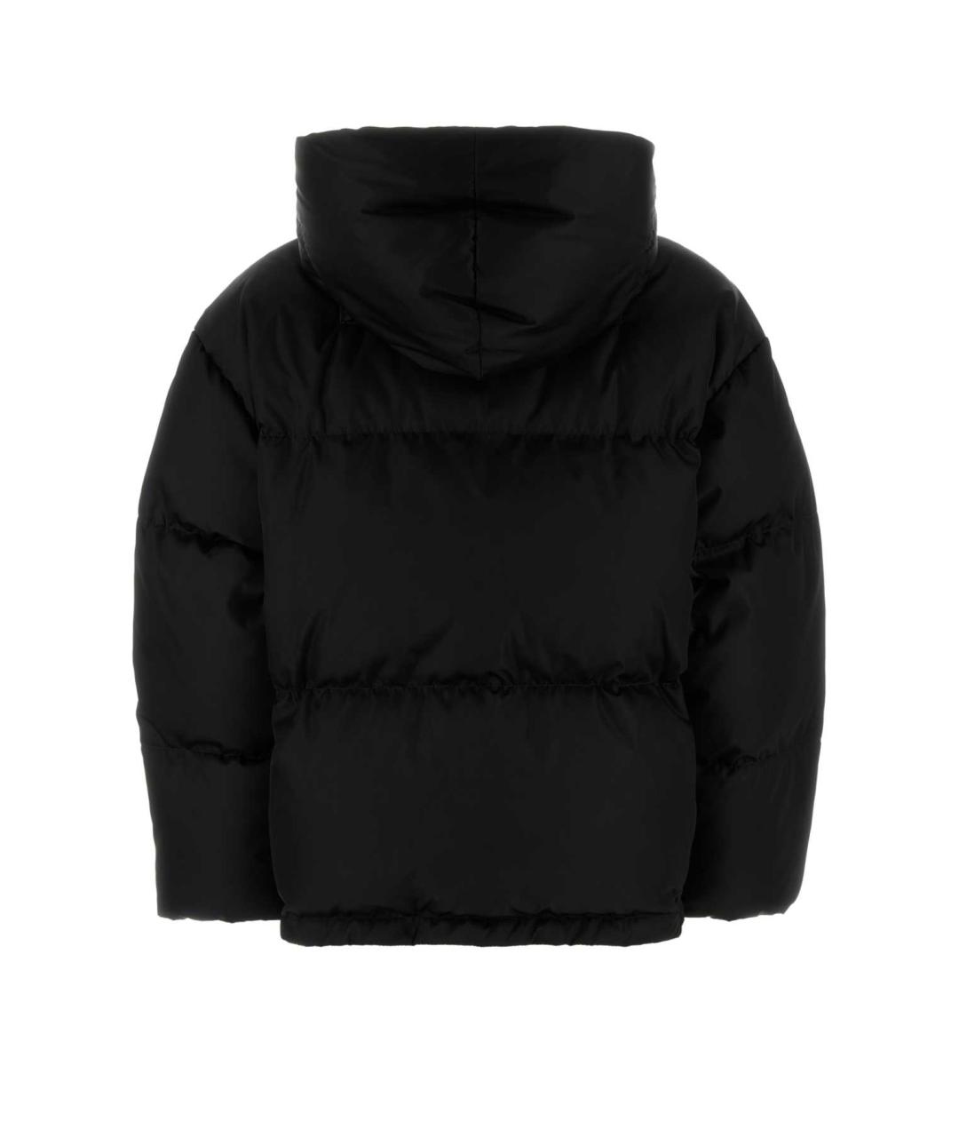 PRADA Черный полиамидовый пуховик, фото 2