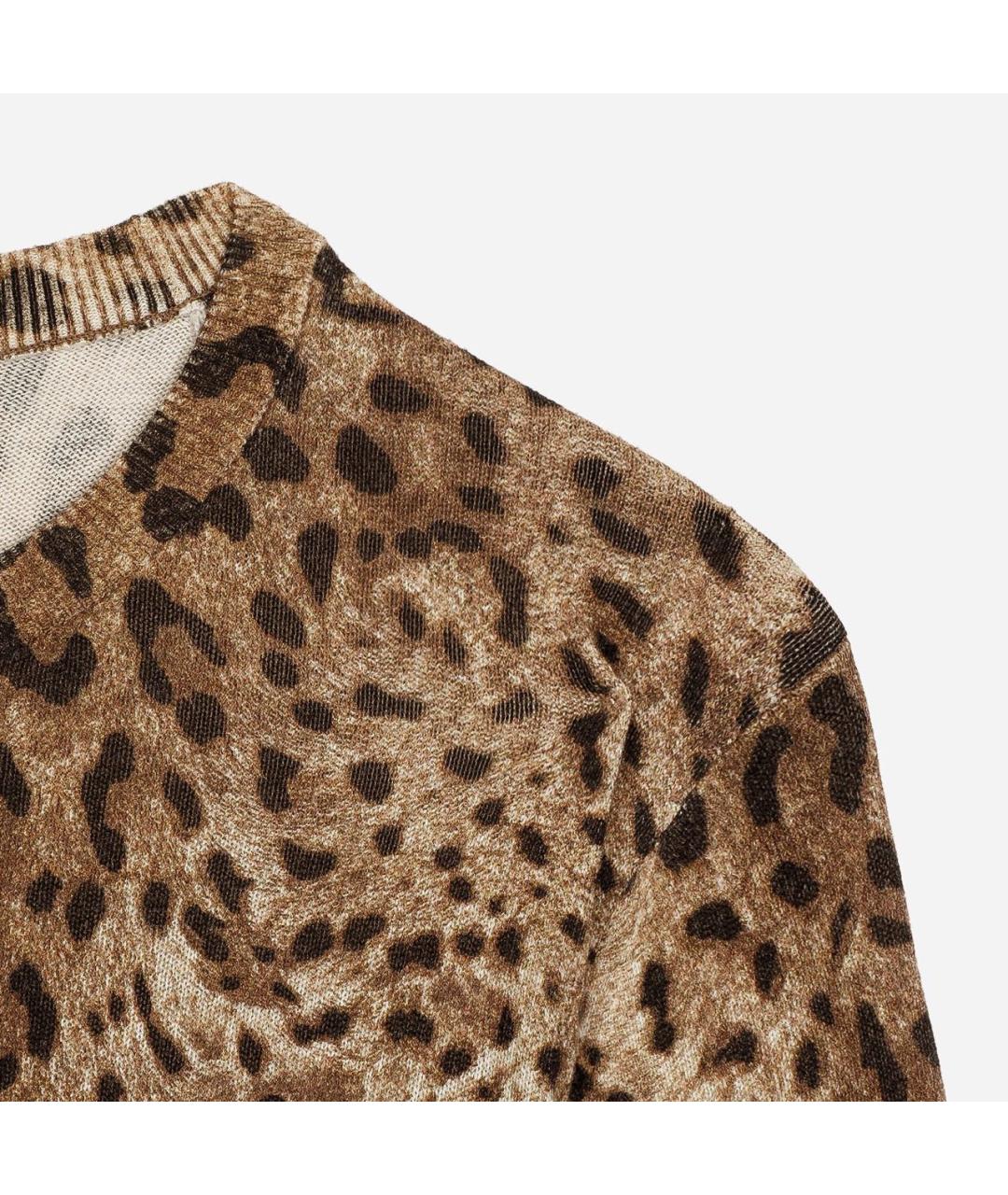 DOLCE&GABBANA Мульти кашемировый джемпер / свитер, фото 4