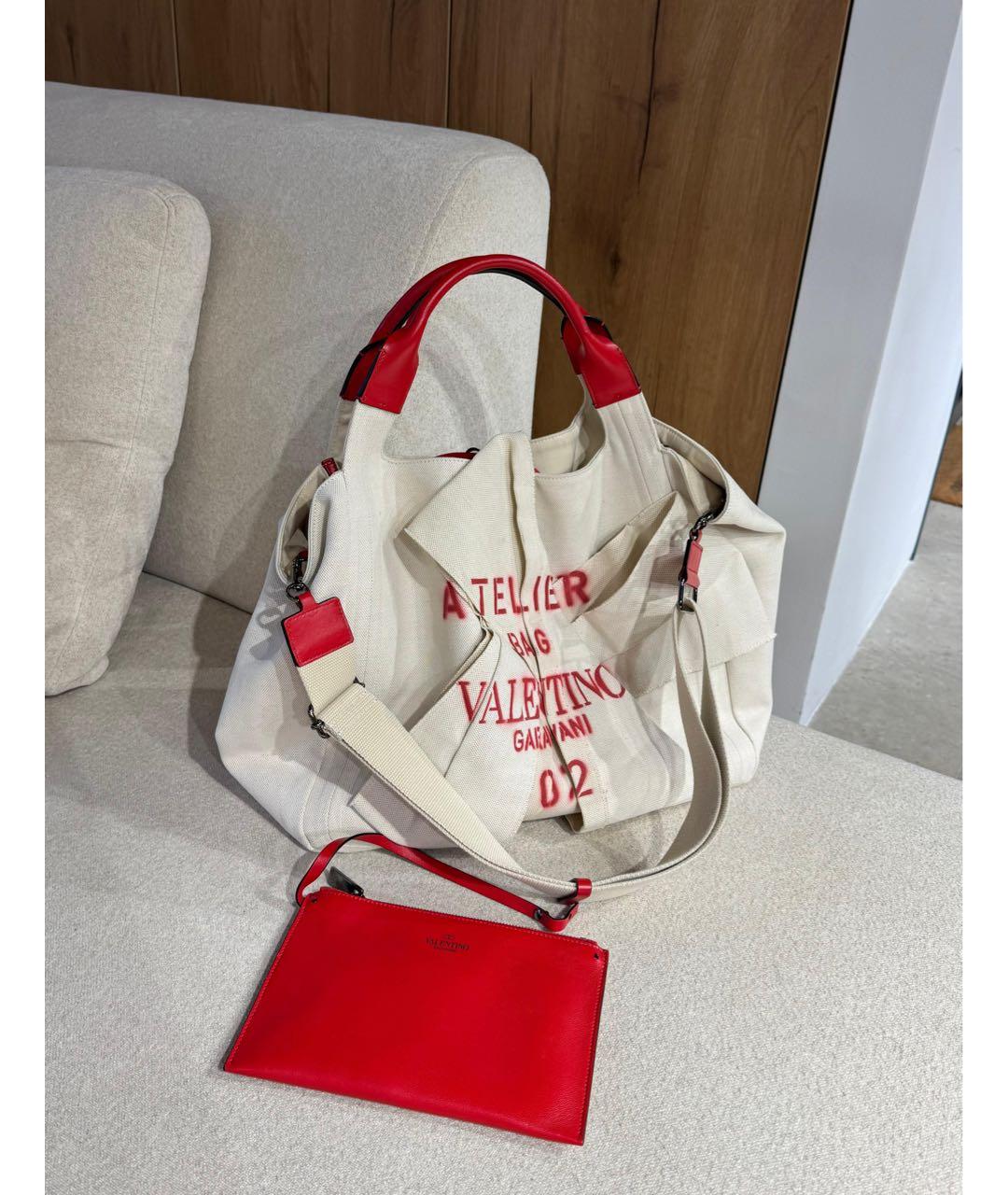 VALENTINO Мульти тканевая сумка с короткими ручками, фото 2