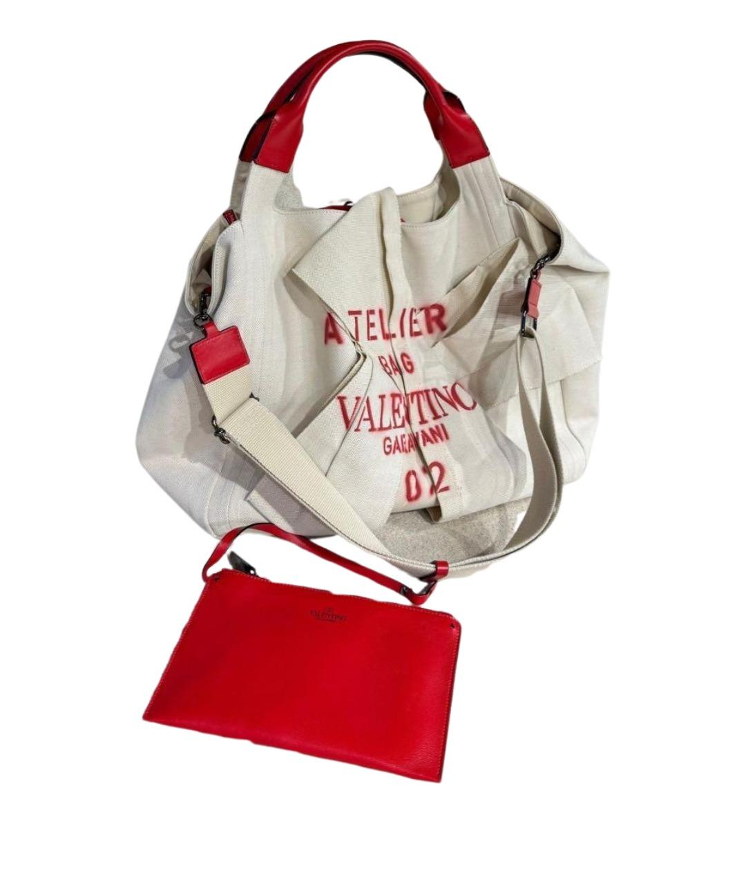 VALENTINO Мульти тканевая сумка с короткими ручками, фото 1