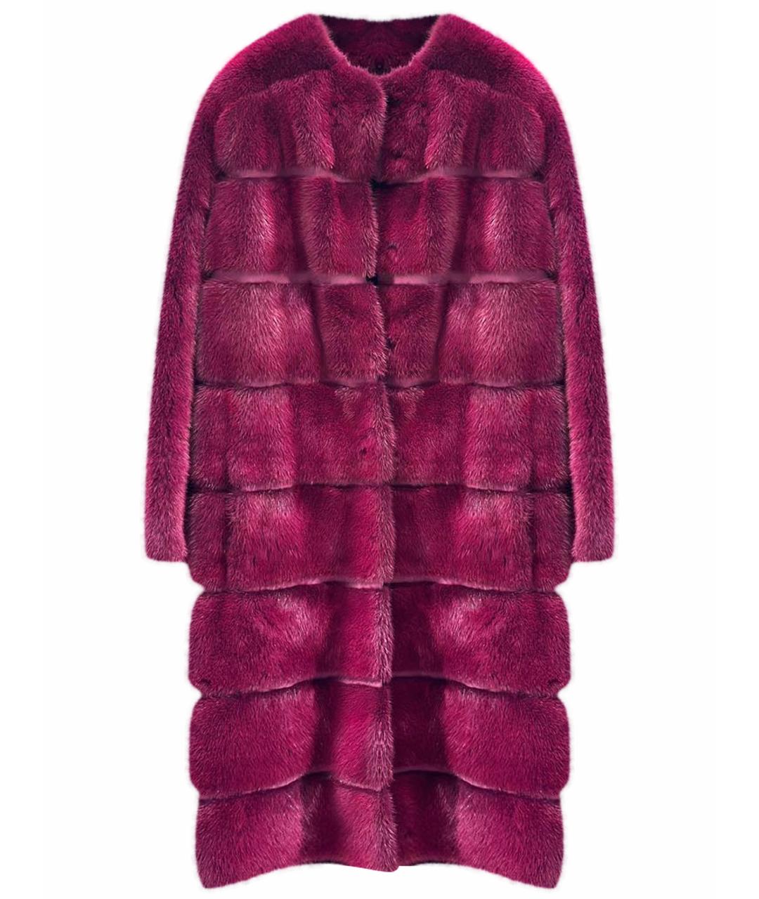 Fabio Gavazzi Фуксия меховая шуба, фото 1