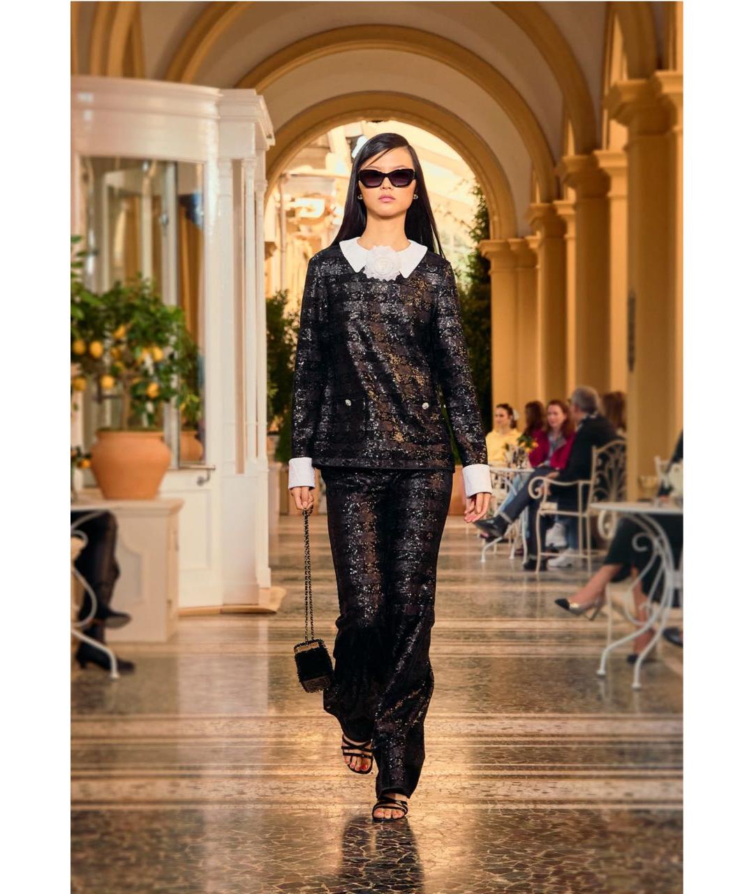 CHANEL Золотые металлические серьги, фото 4