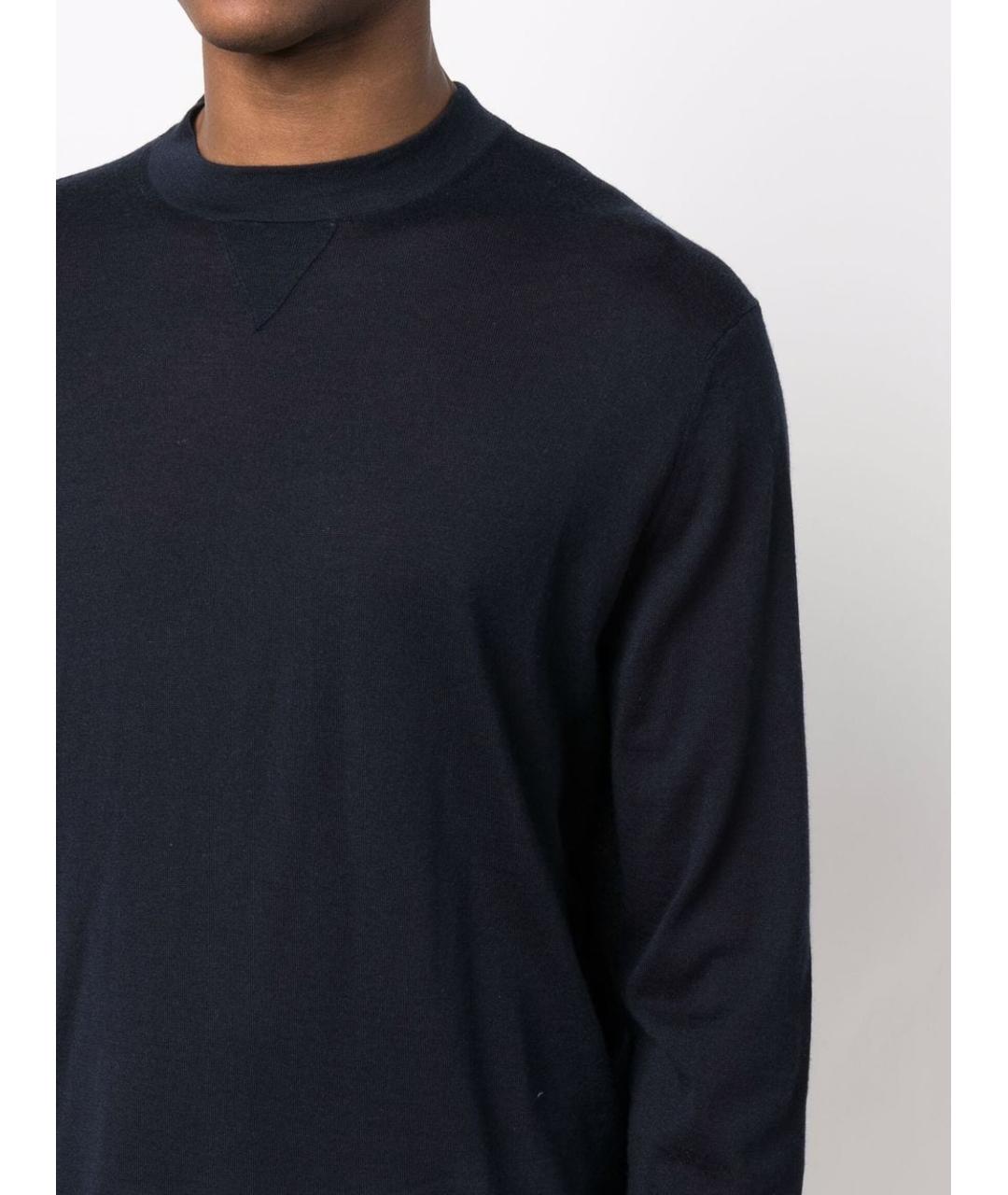 BALLANTYNE Черный кашемировый джемпер / свитер, фото 2